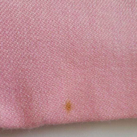 Womens Sag Harbor Pink Woolmark Blend Blazer With Single Button Closure L - Picture 4 of 9